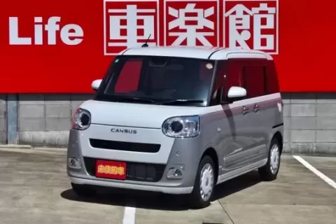 2694 ダイハツ ムーブキャンバス ストライプスG 届出済未使用車のサムネイル